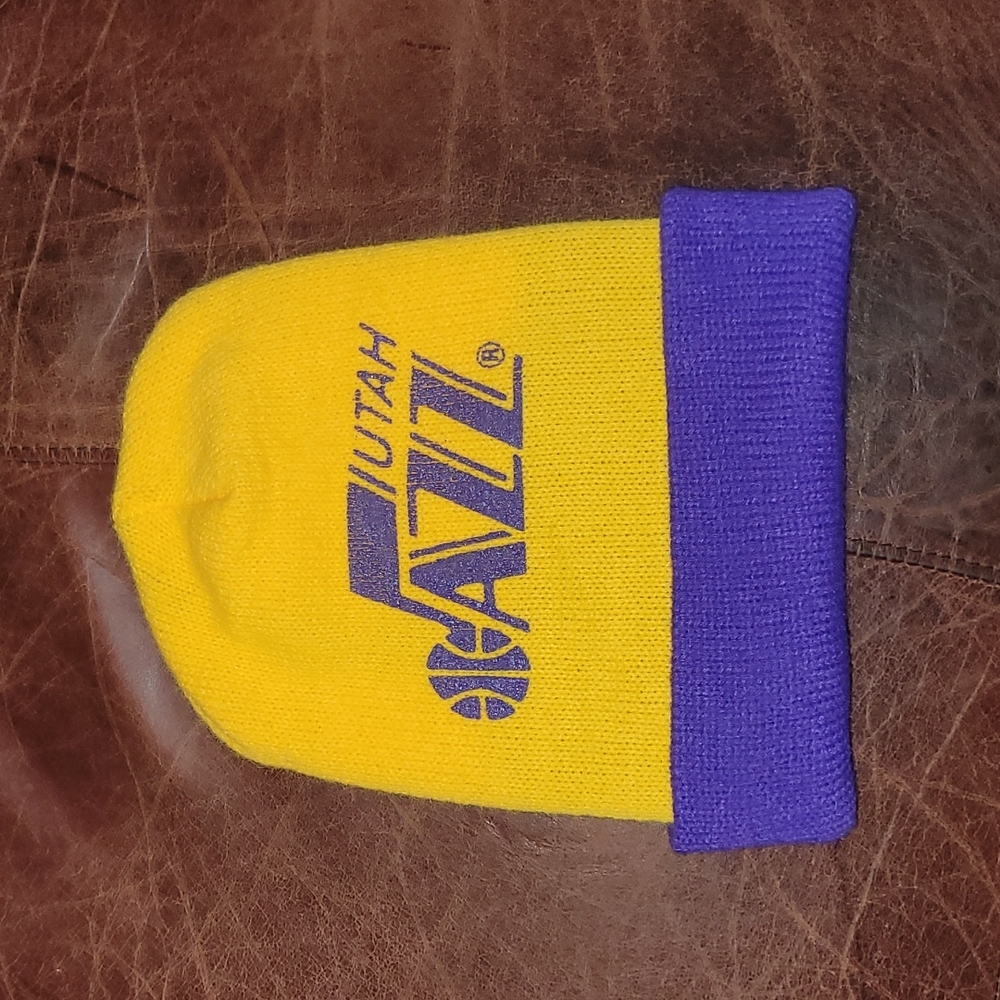 Vintage. Made in USA. NBA. Utah Jazz. Doritos. Beenie.